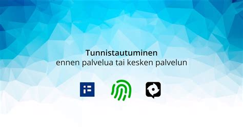 suomi.fi tunnistautuminen